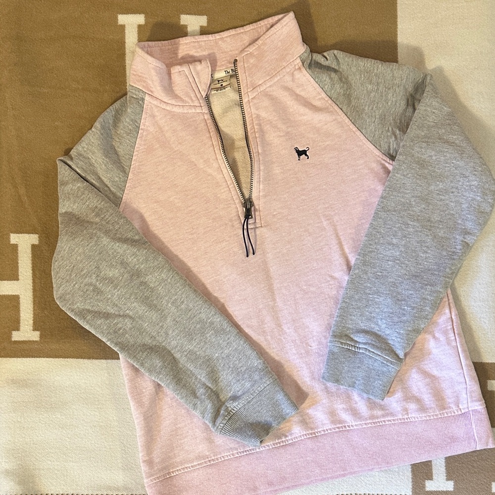 The Black Dog Pink and Gray Kids Hoodie